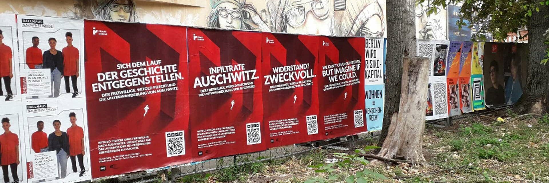 [Translate to English:] Der Geschichte entgegenstellen. Infiltrate Auschwitz.